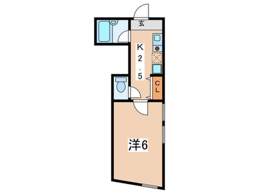 間取図 ユ－ハコ－ト白楽