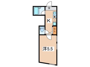 間取図 ユ－ハコ－ト白楽