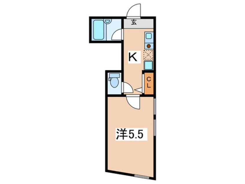 間取図 ユ－ハコ－ト白楽