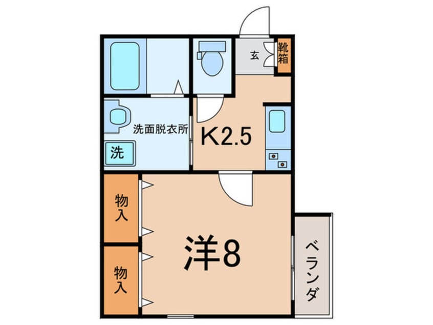 間取図 メゾンベルフォレ
