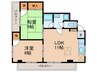 セントラルパ－クマンション 2LDKの間取り