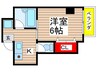 永和第二ビル 1Kの間取り