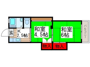 間取図 元町レジデンス千住