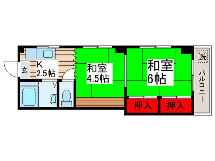 間取図 元町レジデンス千住