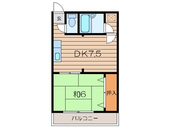 間取図 ハ－モニ－鶴見