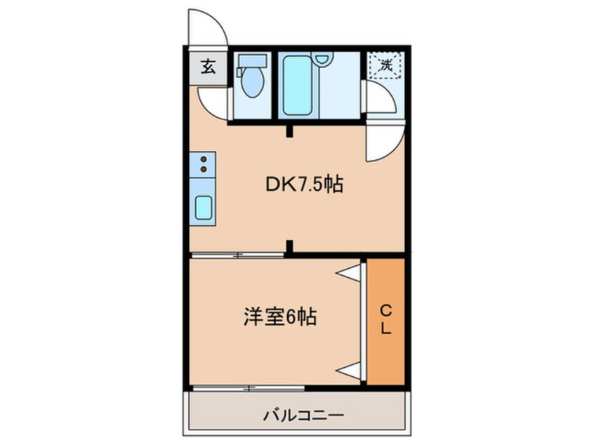 間取図 ハ－モニ－鶴見