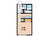 ＭＯＤＵＬＯＲ白山Ⅱ 1Rの間取り