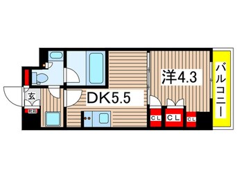 間取図 ブラウ菊川プレイス