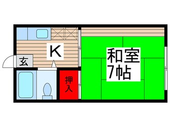 間取図 コーポパインドアー