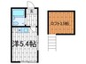 ヴィレ南阿佐ヶ谷 1Rの間取り