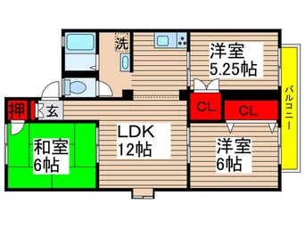 間取図 グリーンハイツ