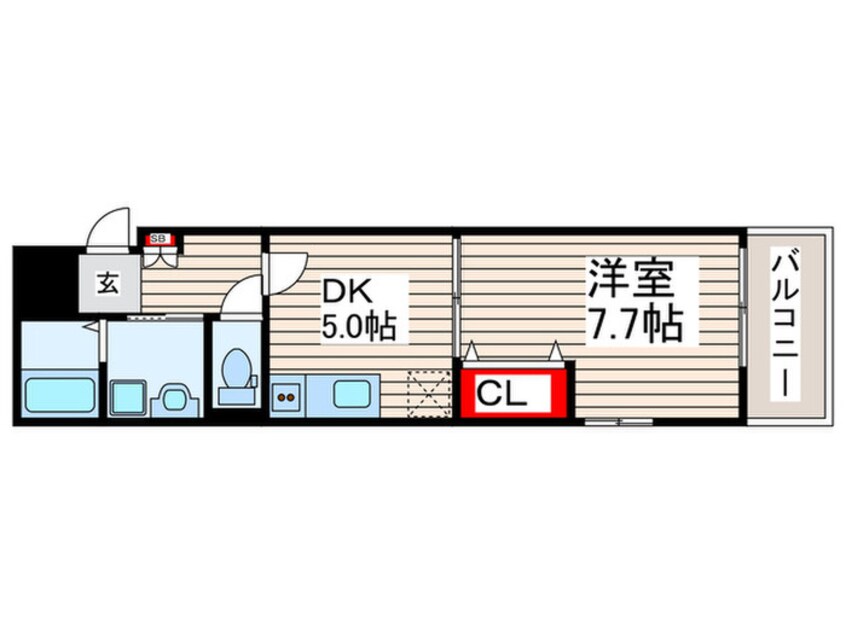 間取図 フロレスタ西葛西