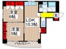 フジマンション末広 2LDKの間取り