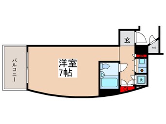 間取図 ラミア－ル門前仲町（２０１）