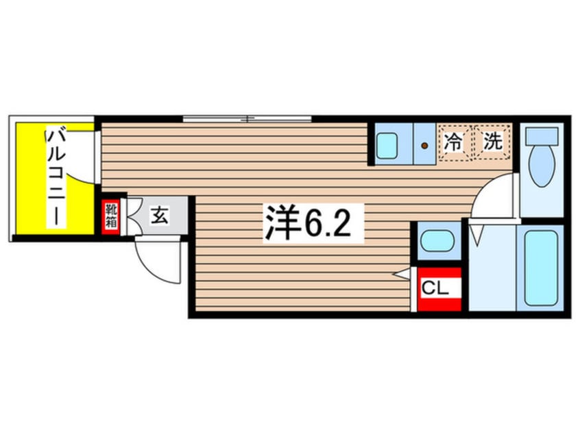 間取図 プティロシェ小岩