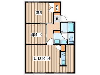 間取図 オレンジヒルズ