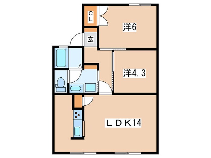 間取り図 オレンジヒルズ