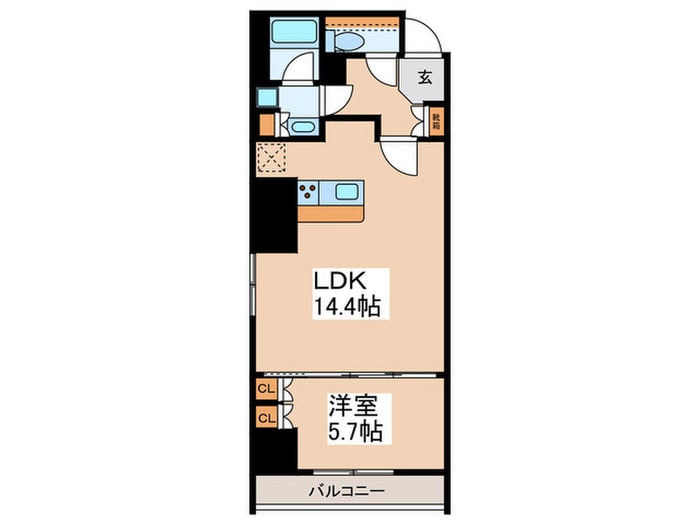 間取り図 NifitNIHONBASHIYOKOYAMACHO