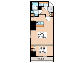 間取図 NifitNIHONBASHIYOKOYAMACHO