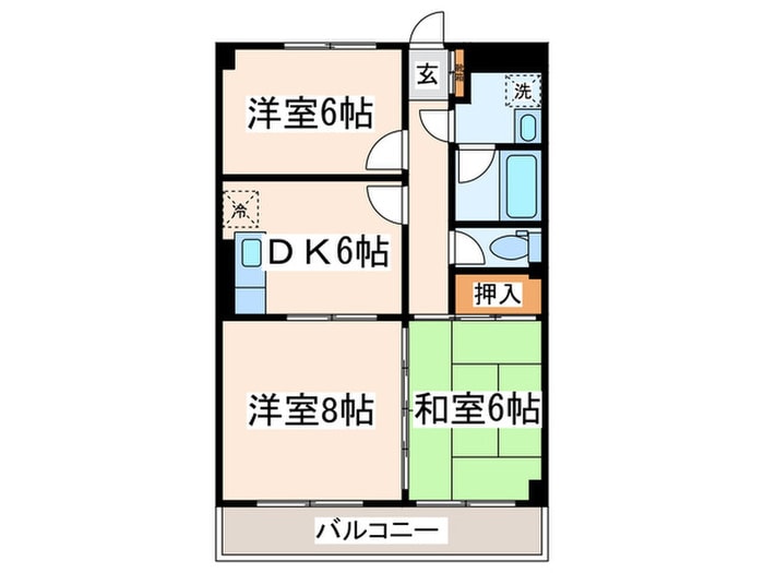 間取り図 宮の下マンション