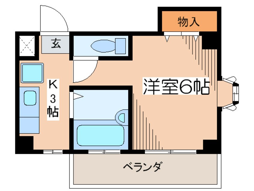 間取図 ファミ－ル西生田