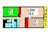 グリーンパーク中川 2LDKの間取り