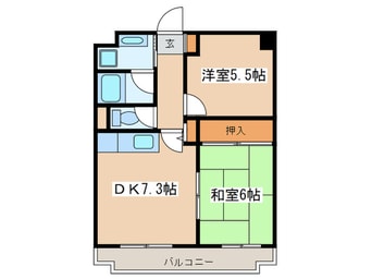 間取図 サンコ－ル青葉台