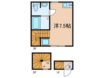 間取図 アビタシオン旗の台