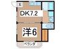 ハイツフジ 1DKの間取り