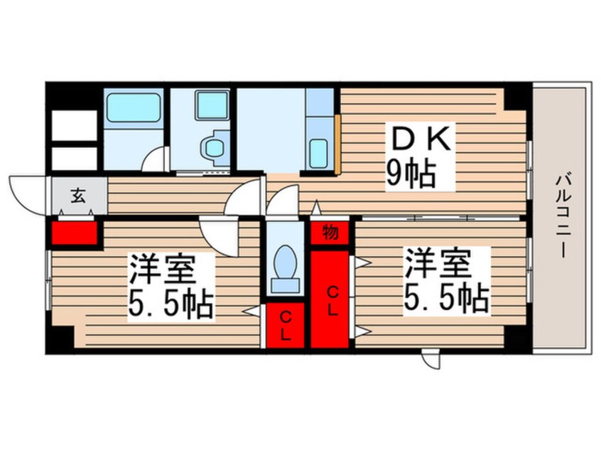 間取図 グレースコート妙典