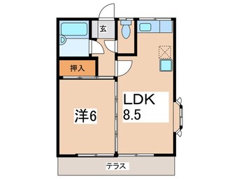 間取図 オレンジハウス