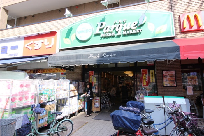 ニューヤヒロパルケ稲田堤駅前店(スーパー)まで514m ホームズ稲田堤