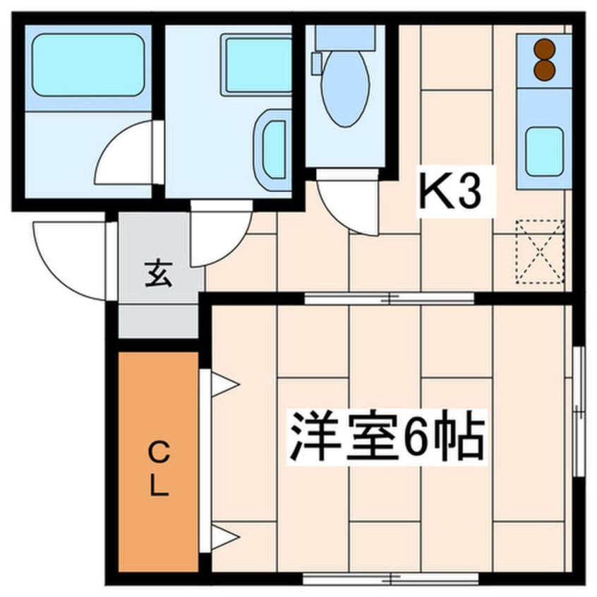 間取図 ベルハイツ