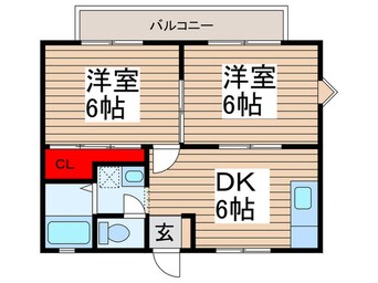 間取図 パナハイツ丹羽