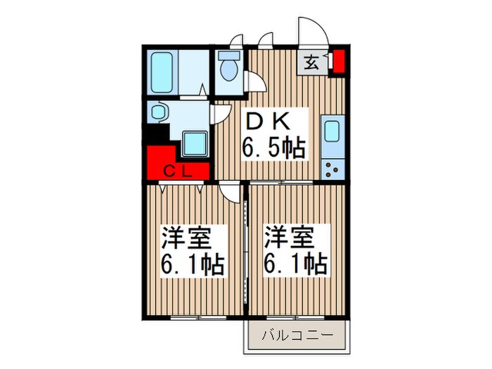 間取り図 プリムヴェール南鳩ヶ谷
