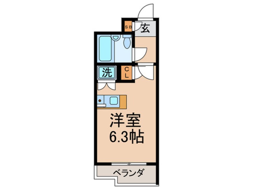 間取図 ローズガーデンＡ５７番館
