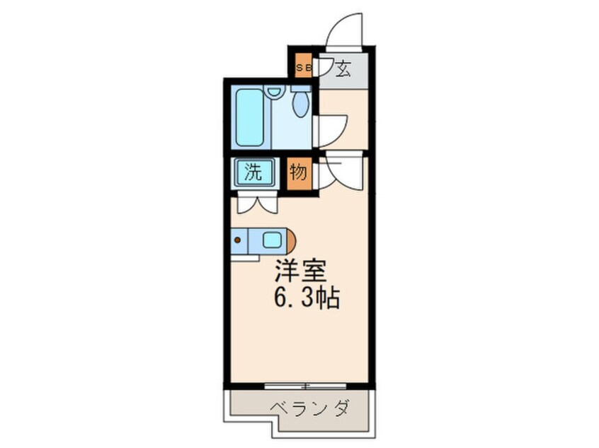 間取図 ローズガーデンＡ５７番館