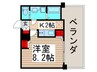 ドゥーエ西船橋 1Kの間取り