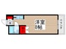 コ－ポラスミハラⅡ 1Rの間取り
