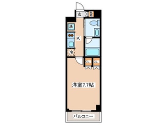 間取図 プラウドフラット仙川Ⅱ