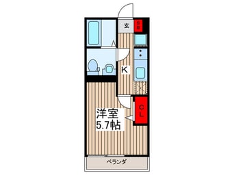 間取図 Ｂｉｏ　ＫＡＳＵＫＡＢＥ