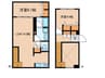 BLANCCOURT牛込早稲田 2LDKの間取り