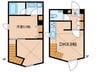 BLANCCOURT牛込早稲田 1DKの間取り