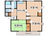 カインド不二　Ｎｏ３ 3DKの間取り