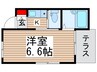 Ｒａｆａｇａ南柏 1Kの間取り