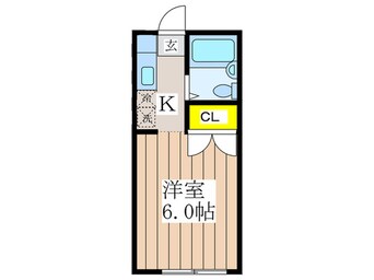 間取図 モンシャトー渡辺
