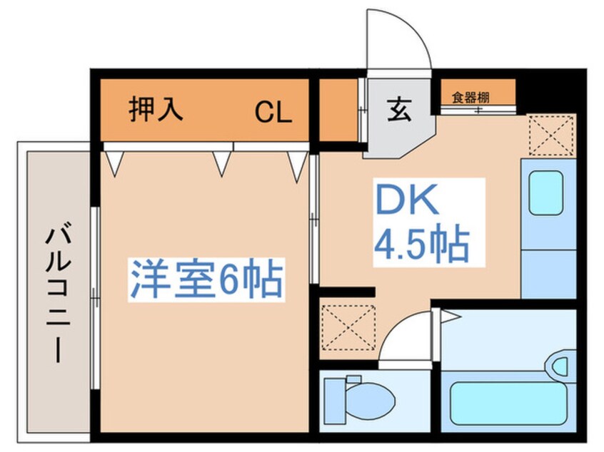 間取図 高美コ－ポ