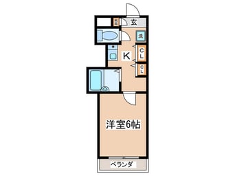 間取図 アドニス・ウエスト