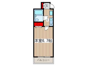 間取図 ﾗｲｵﾝｽﾞﾏﾝｼｮﾝ西が丘南(504）
