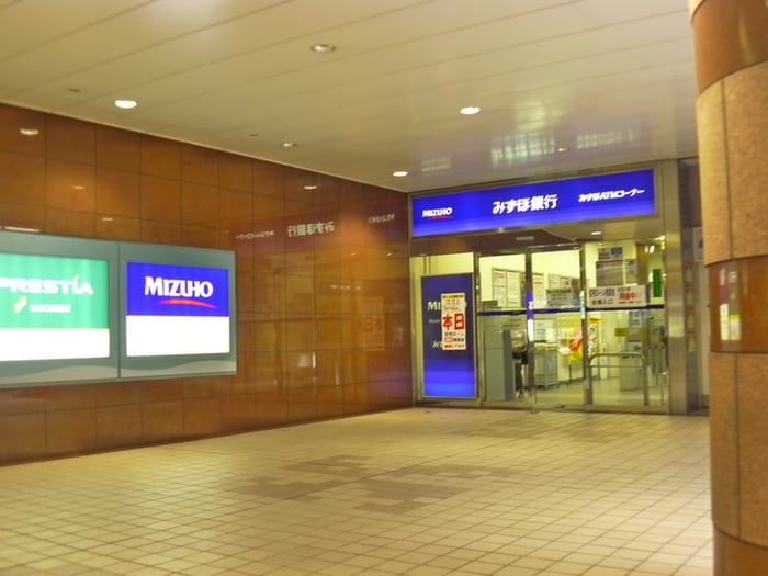 みずほ銀行(銀行)まで545m ニューリーブス